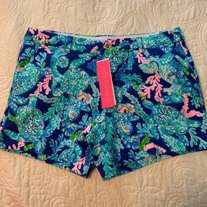 Lilly Pulitzer “Turtle Villa” Shorts- Never Worn